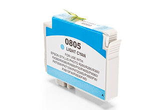 Compatible Epson C13T08054011 T0805 Light Cyan 350 Page Yield - inksdirect