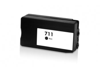 Compatible HP CZ133A 711 Black  Hi Cap 80ml Page Yield - inksdirect