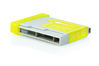 Compatible Brother LC1000 / LC970 Yellow 18ml 400 Pages - inksdirect