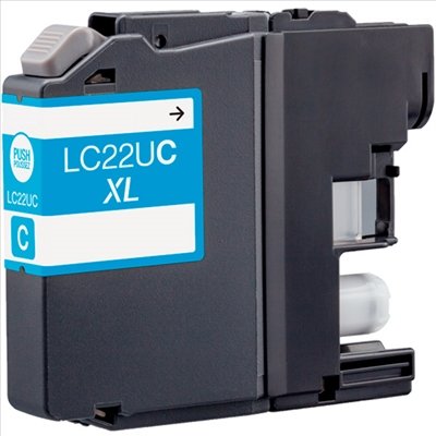 Compatible Brother CLC22UXL Cyan 1200 Page Yield - inksdirect